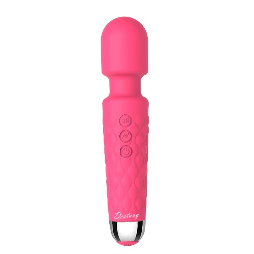 Waterproof Personal Rechargeable Vibrate Sex Wand Massager for Women Pleasure, Vibrating Vibrator for Clitoral Stimulation Massager Sex Stimulator Vibrator，Adult for Female Sex Toy Massage-Rose - Rose