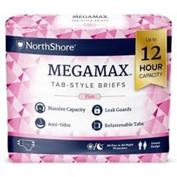 NorthShore MEGAMAX Tab-Style Briefs