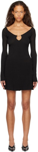 Black Les Classiques 'La mini robe Pralù' Minidress