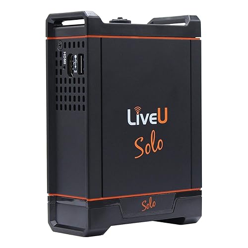 LiveU Solo Wireless Live Video Streaming Encoder Facebook Live, Twitch, YouTube, and Twitter Live Video Streams