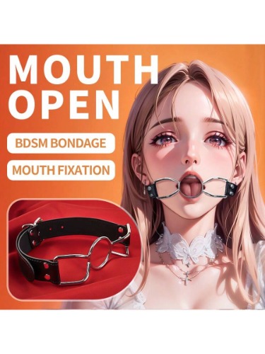 1 pieza Producto SM Anillo negro redondo Sexo Garganta profunda Sexo oral Juguetes sexuales, Abridor de boca sexy, Herramienta de fijación y metal, Juguetes para parejas, Juguete sexual para el orgasmo, Juego previo de juguetes sexuales para hombres y mujeres y juguetes de coqueteo