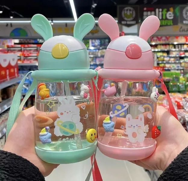 Ears Bottle Adult Baby Milk Drinking Adult Baby Drinking Kawaii
