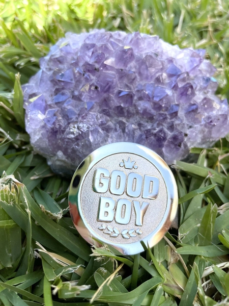 Good Boy Coin Enamel Pin