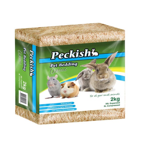 Peckish Natural Scent Wood Shavings for Pet Bedding 30 Liter