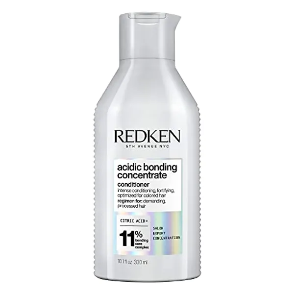 Redken Bonding Conditioner for Damaged Hair Repair | Strengthens and Repairs Weak and Brittle Hair | Acidic Bonding Concentrate | Safe for Color-Treated Hair | For All Hair Types