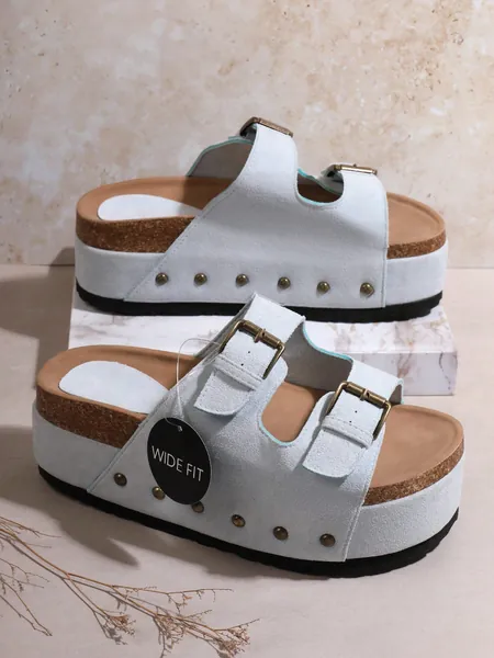 Fashionable Thick-Bottomed Slippers For Plus Size Women