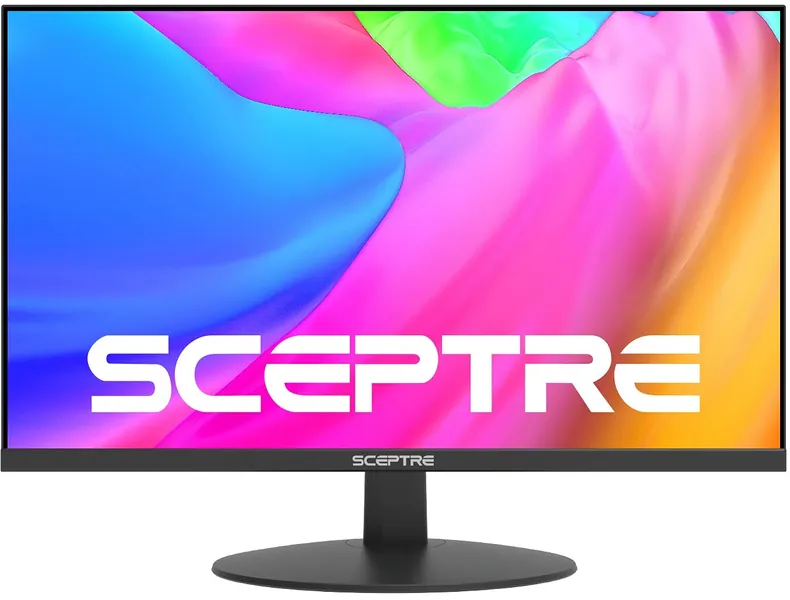 Sceptre IPS 27" LED Gaming Monitor 1920 x 1080p 75Hz 99% sRGB 320 Lux HDMI x2 VGA Build-in Speakers, FPS-RTS Machine Black (E278W-FPT series) - 27" IPS 99% sRGB Monitor