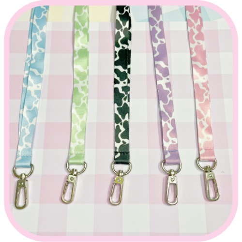 fruit cow lanyards - melon cow