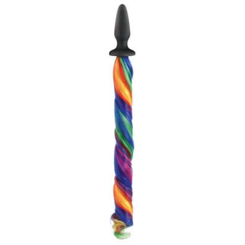 Unicorn Tails Butt Plug - Rainbow
