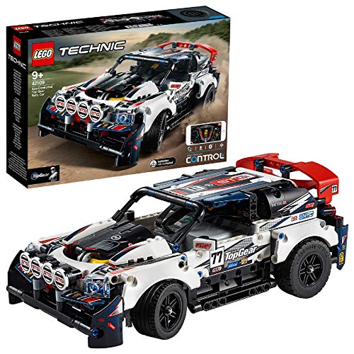 LEGO 42109 Technic CONTROL+ App-Controlled Top Gear Rally Car Model Building Set, RC Racing Car Toy - Single