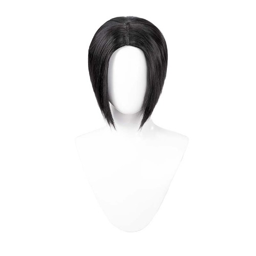 【Ready For Ship】DokiDoki Anime NANA Cosplay Oosaki Nana Cosplay Wig Women Black Short/ Earring | Oosaki Nana Wig Only