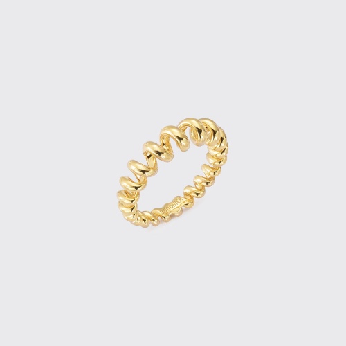 YELLOW GOLD SLINKEE RING | 8