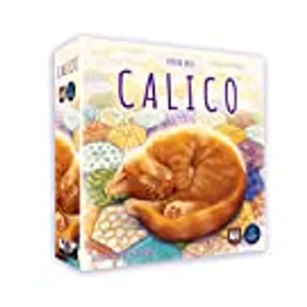 Calico Board Game, Award Winning Strategy Game, Sew Your Quilt to Score Points, Family Fun, Easy to Learn, Solo Play, Ages 8+, 1-4 Players, 30-45 Min, Flatout Games, Alderac Entertainment Group (AEG)