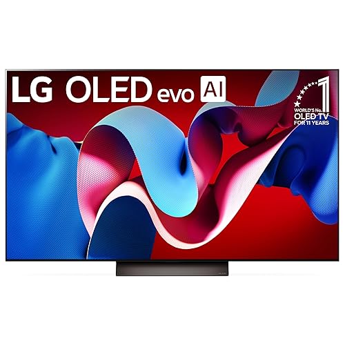 LG 55-Inch Class OLED evo C4 Series Smart TV 4K Processor Flat Screen with Magic Remote AI-Powered with Alexa Built-in (OLED55C4PUA, 2024) - 55 Inch - TV Only