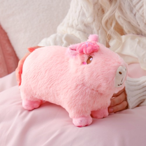 🌸 Sakura Capybara Plushie (10"/25cm)