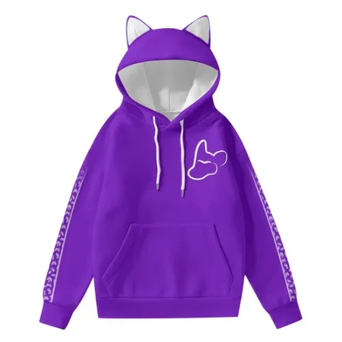 P4J Women's Gamer Cat Ear Hoodie