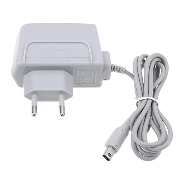 CABLEPELADO Ladegerät kompatibel mit Konsolen 3DS/3DS XL/2DS/2DS XL/DSi/DSi XL/New 3DS | Netzteil AC USB | Weiß - weiß
