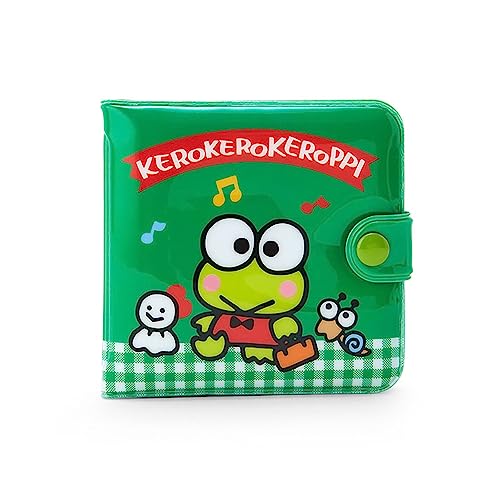 Sanrio 715131 Kerokeroppi Vinyl Wallet,Green，PVC Material - Kerokoroppi