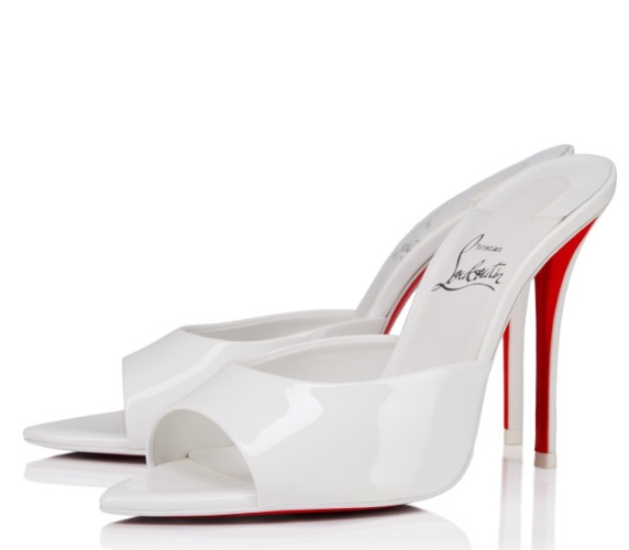 Louboutin Miss Z Mule | White