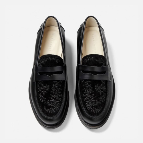 Wilde Black Vine Penny Loafer - Men's | UK 11 / US 12 / EU 45
