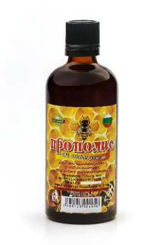 Прополисова (клеева) тинктура 100 ml | Пчеларска ферма Ради - Вкусният български мед!