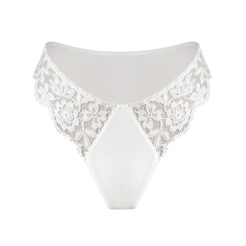 Frisson Hi Leg Panty Crystal - S / Crystal