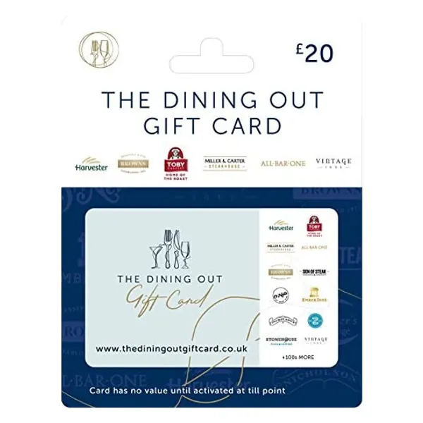 
                            The Dining Out Gift Card - Delivered by Post
                        