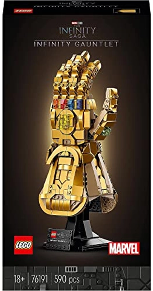LEGO 76191 Marvel Infinity Gauntlet Set, Collectible Thanos Glove with Infinity Stones, Valentine's Day Treat, Avengers Gifts for Men, Women, Him, Her, Model Kits for Adults to Build