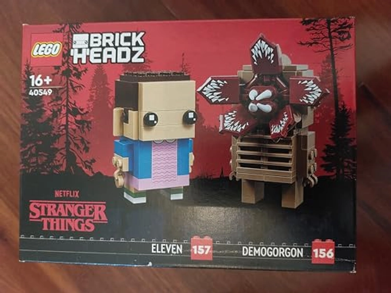 LEGO 40549 Brickheadz Stranger Things Eleven and Demogorgon 313 Pieces 16+