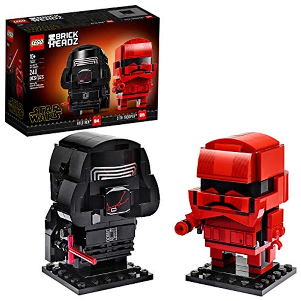LEGO 75232 Brickheadz Kylo Ren & Sith Trooper Collectable Building Set from Star Wars: The Rise of Skywalker Movie, Collector's Double Pack