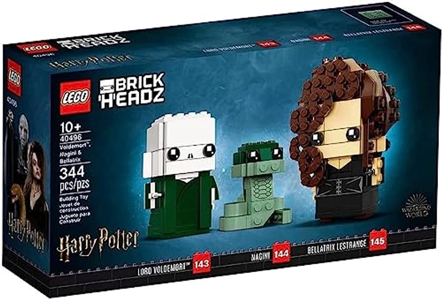 LEGO 40496 HARRY POTTER BRICKHEADZ Voldemort - Nagini - Bellatrix