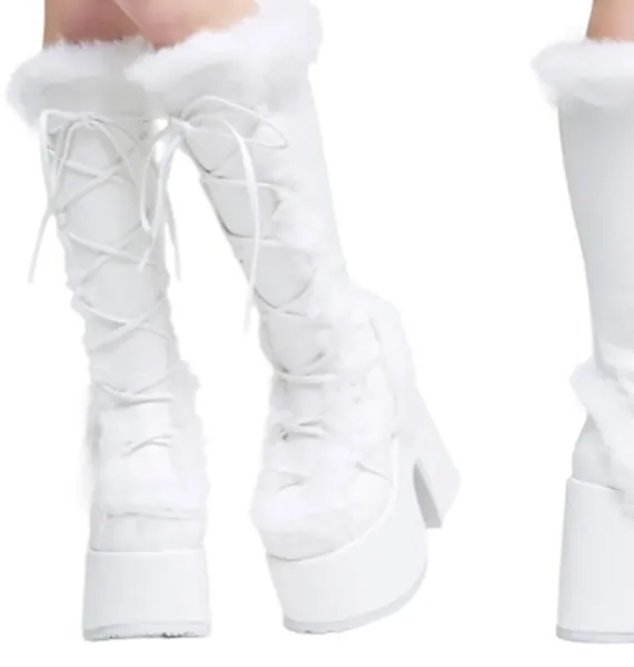 Demonia Pure Vigilance Platform Boots | Size 7