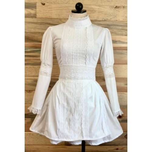 The Lulu Dress in White | customizable