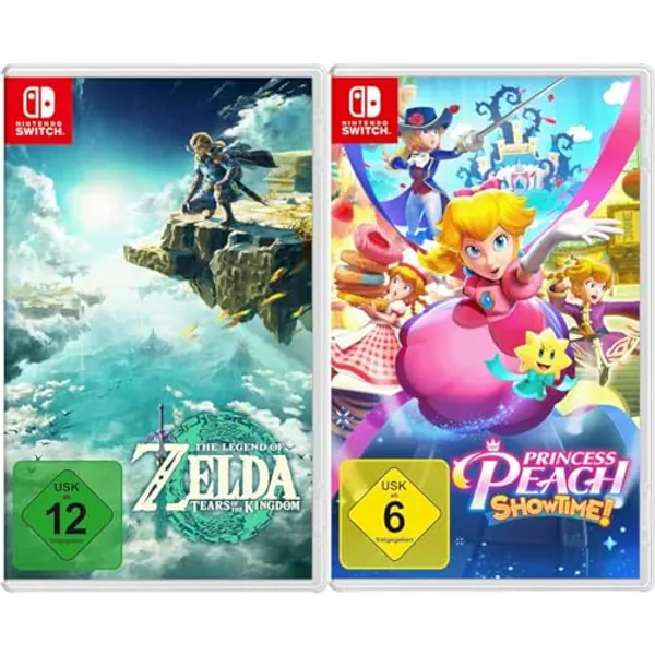 The Legend of Zelda: Tears of the Kingdom - [Nintendo Switch] & Peach: Showtime! - [Nintendo Switch]