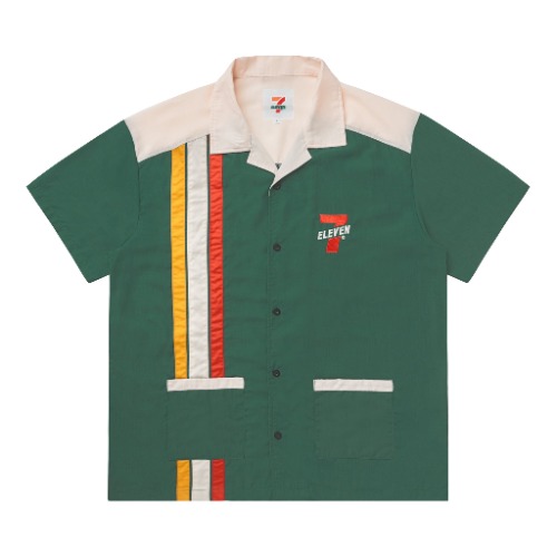 Retro 7-Eleven® Woven Button Up II | M