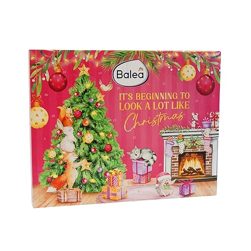 Balea Kosmetik & Beauty Adventskalender | Mit 24 Überraschungen: Gesichtspflege, Körperpflege, Haarpflege und Lippenpflege | Advent Winter Garden (Frauen) - Frauen