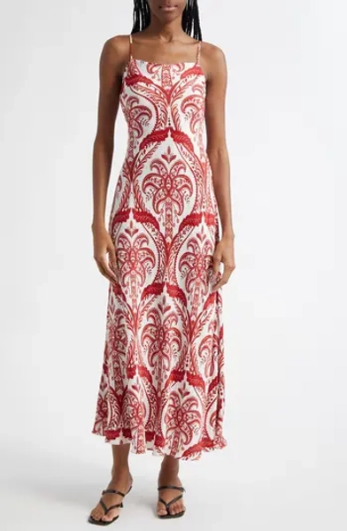 Tropical Red Slipdress