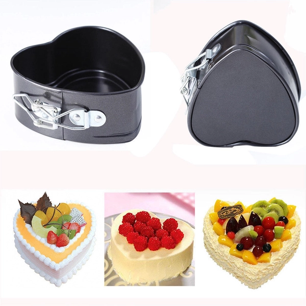 Non-Stick Love Heart Shape Cake Mold 3 pcs set