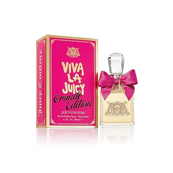 Juicy Couture Viva La Juicy Eau De Parfum, Women's Perfume with Notes of Mandarin, Gardenia & Caramel, Floral & Sweet, EDP Spray
