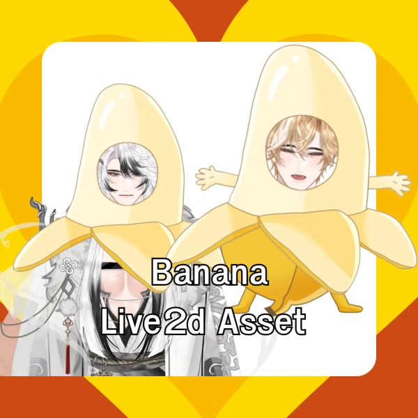 Vtuber outfit Asset : Banana 