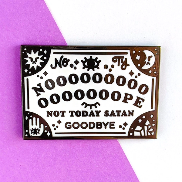 Nope Ouija Enamel Pin