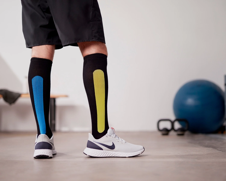 Bamboo Compression Socks | Black Eclipse / Large