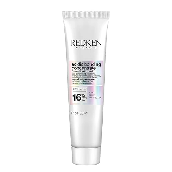 REDKEN Bonding Mask for Dry, Damaged Hair | Acidic Bonding Concentrate | 5 Minute Hydrating Hair Repair Mask | For All Hair Types