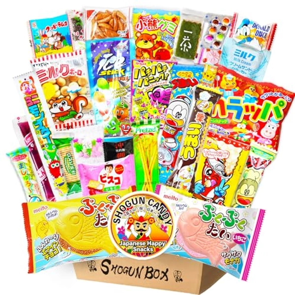 SHOGUN CANDY, Japanese Snacks & Japanese Candy Variety Pack 30 Pcs