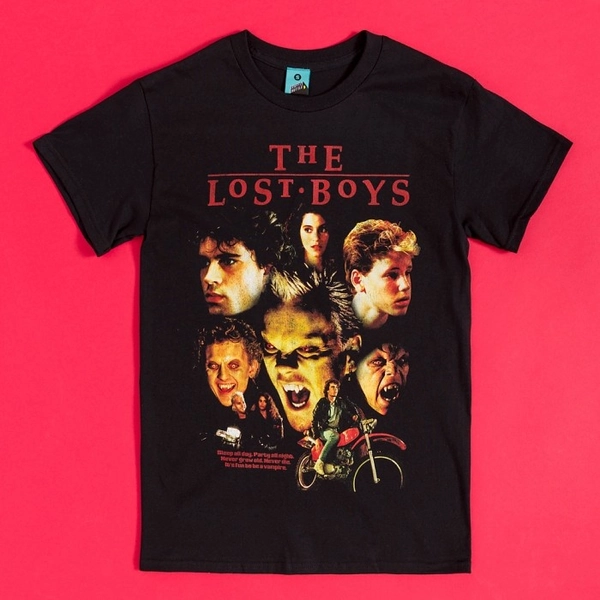 Official The Lost Boys Movie Montage Black T-Shirt : S,M,L,XL,XXL,3<wbr/>XL,4XL,5XL