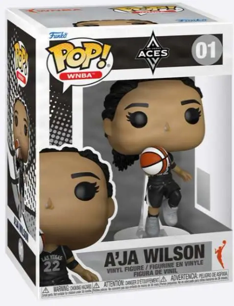 Funko Las Vegas Aces POP! WNBA A'ja Wilson Vinyl Figure (Pre-Order ships June)