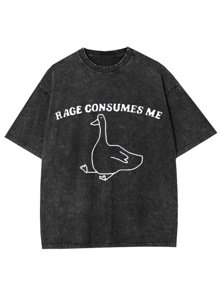 Rage Consumes Me Washed Tshirt