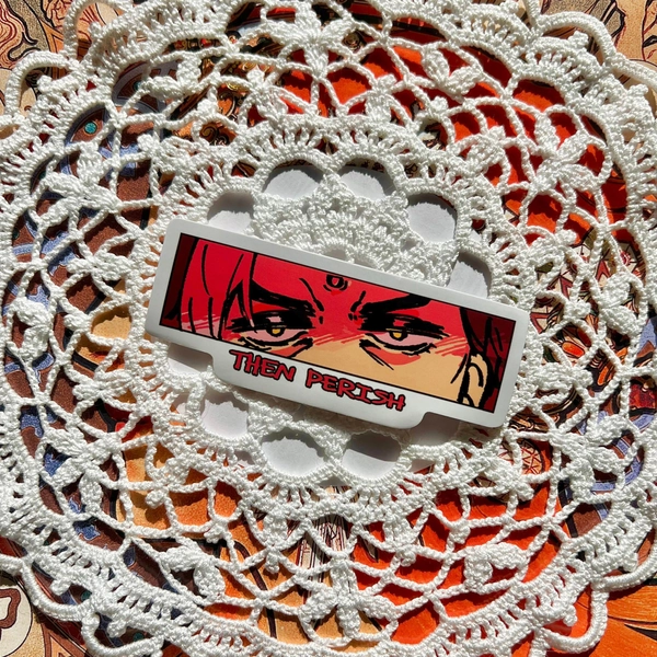 Emet Selch THEN PERISH Sticker by SolheimBoutique
