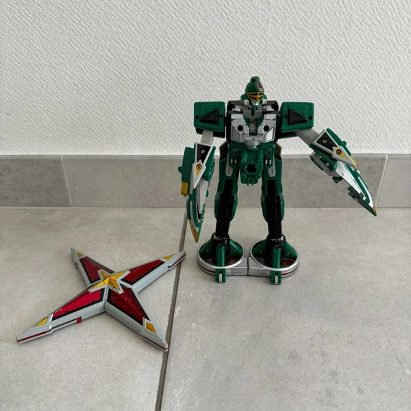 robot power rangers ninja storm megazord tenkujin hurricane BANDAI