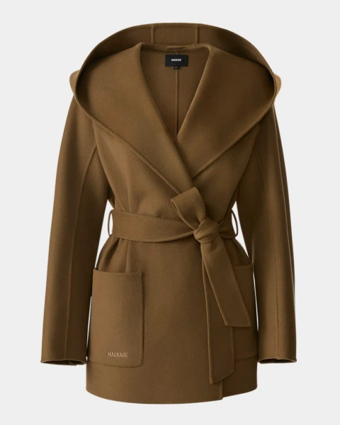 Paya Double-Face Wool Wrap Coat